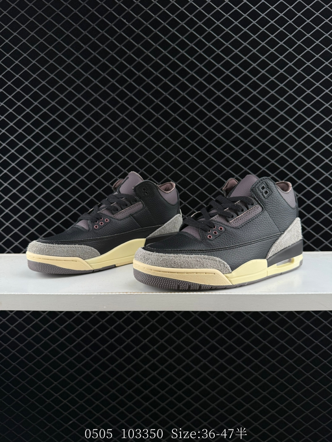A Ma Maniere x Air Jordan 3 Retro “Black” AJ3